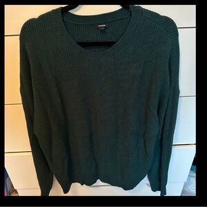 Women’s dark green sweater from Express size Large